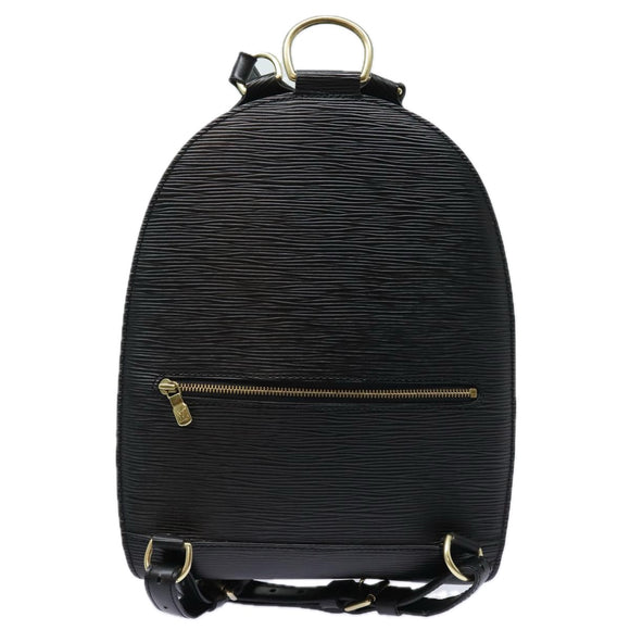 LOUIS VUITTON Epi Mabillon Rucksack Schwarz M52232 LV Auth 84182