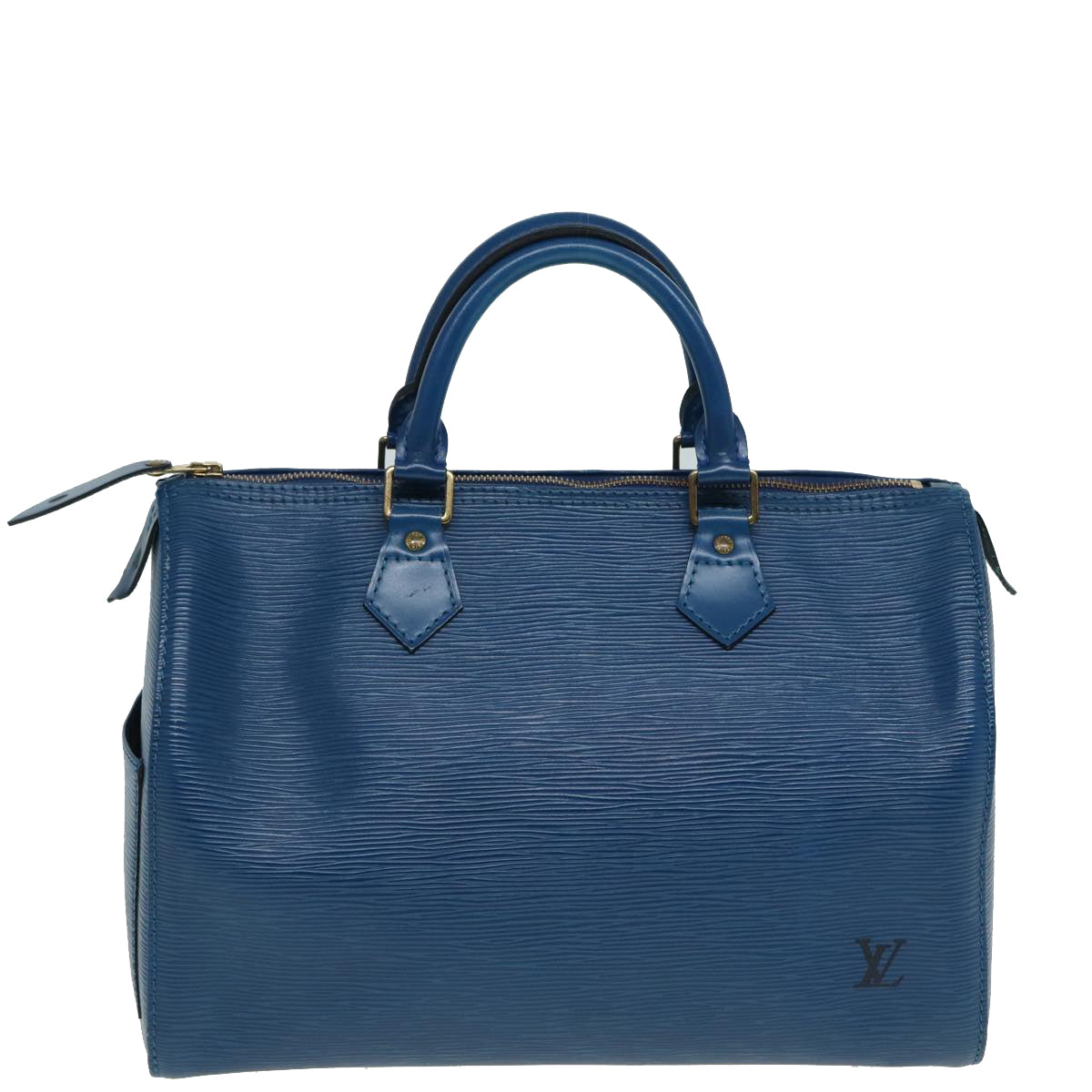 LOUIS VUITTON Epi Speedy 30 Hand Bag Toledo Blue M43005 LV Auth 84183