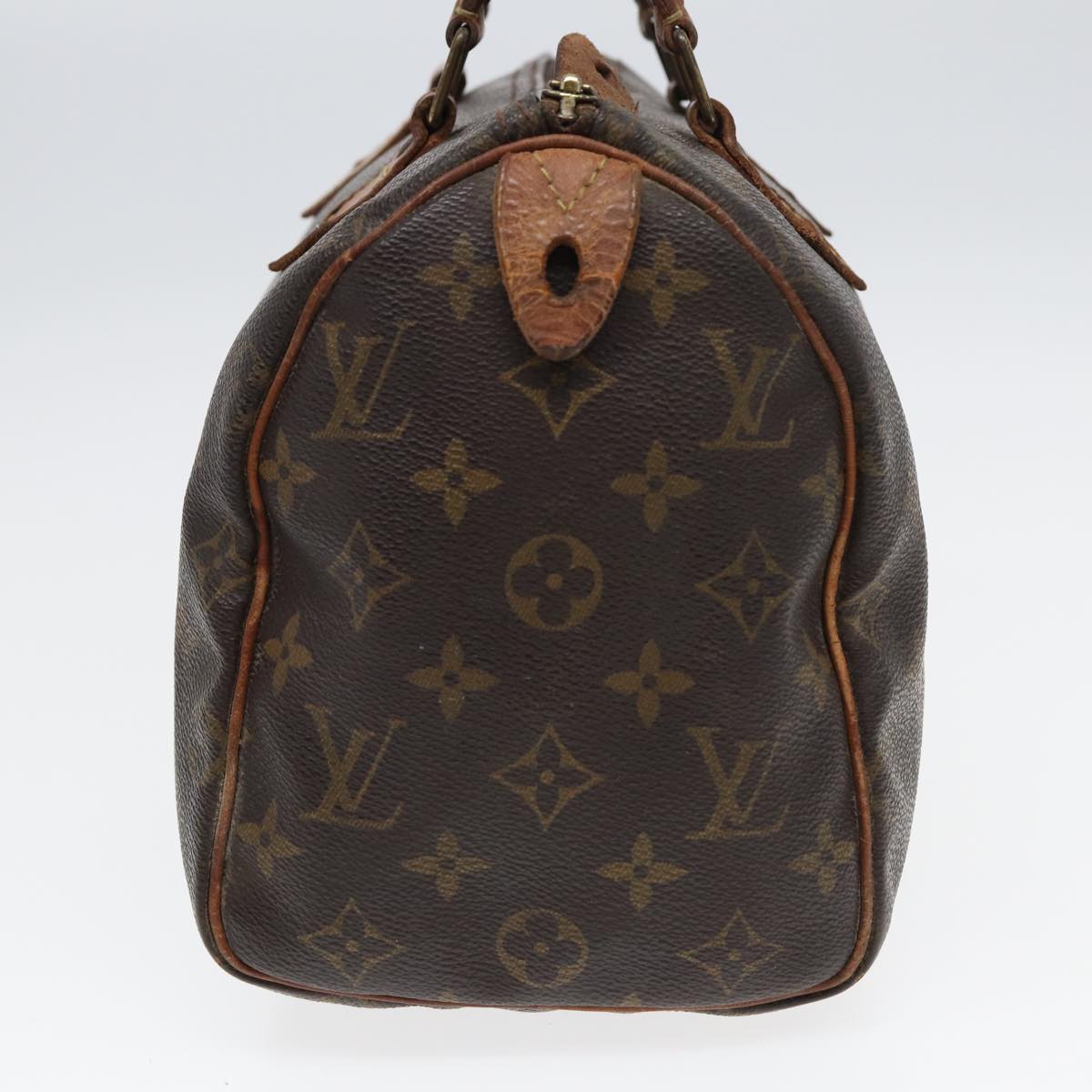 LOUIS VUITTON Monogram Speedy 25 Hand Bag M41528 LV Auth 84189