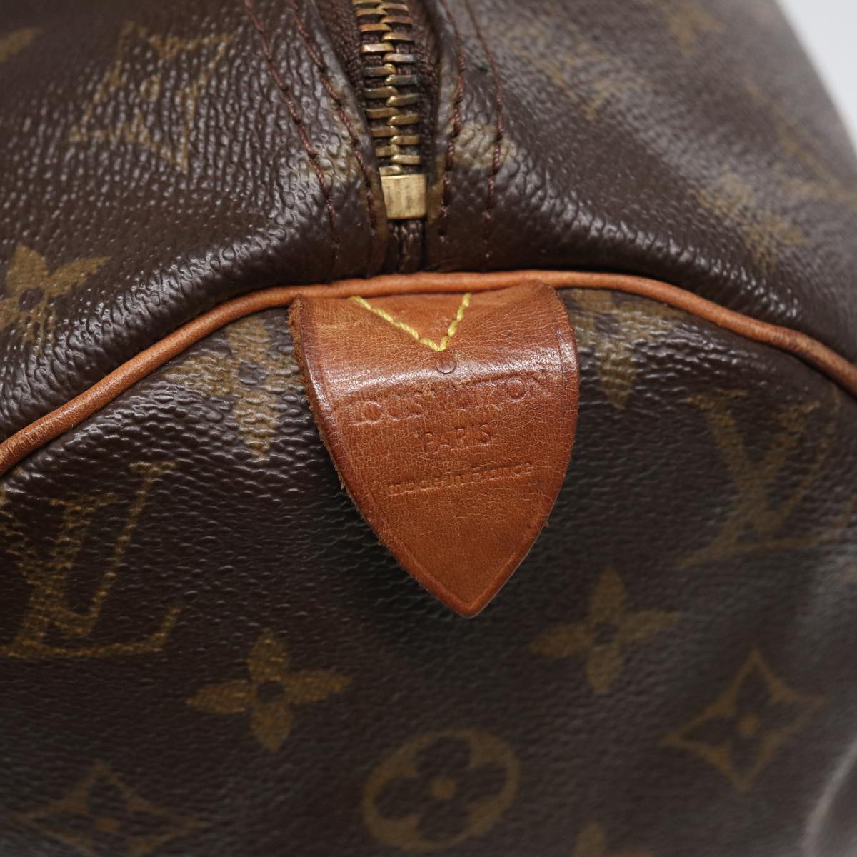 LOUIS VUITTON Monogram Speedy 30 Hand Bag M41526 LV Auth 84190