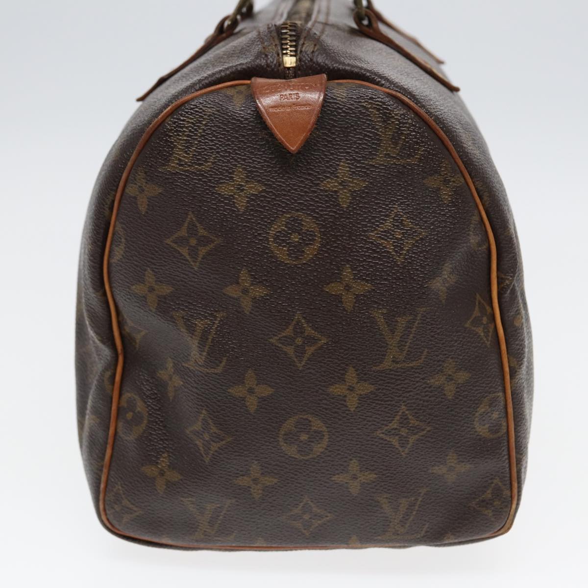 LOUIS VUITTON Monogram Speedy 30 Hand Bag M41526 LV Auth 84190