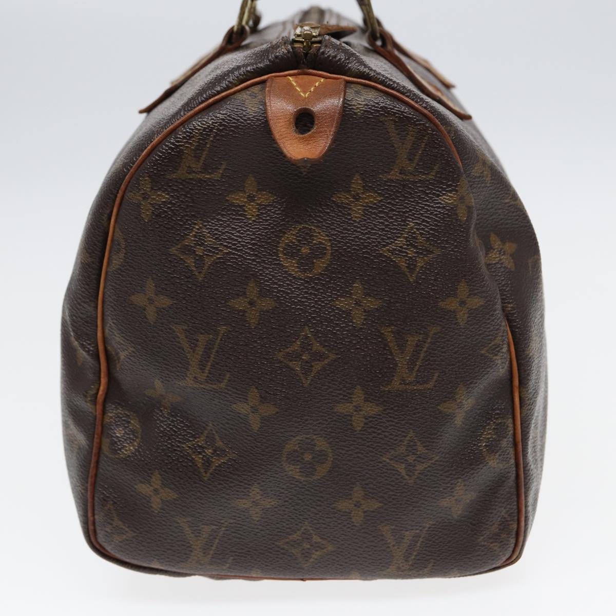 LOUIS VUITTON Monogram Speedy 30 Hand Bag M41526 LV Auth 84190