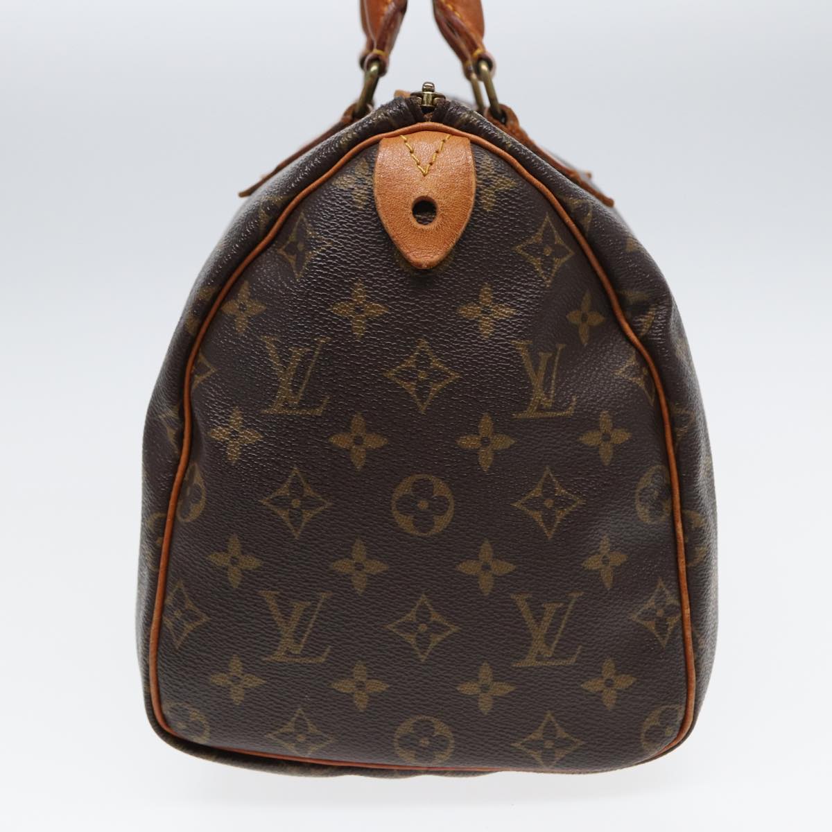 LOUIS VUITTON Monogram Speedy 30 Hand Bag M41526 LV Auth 84192