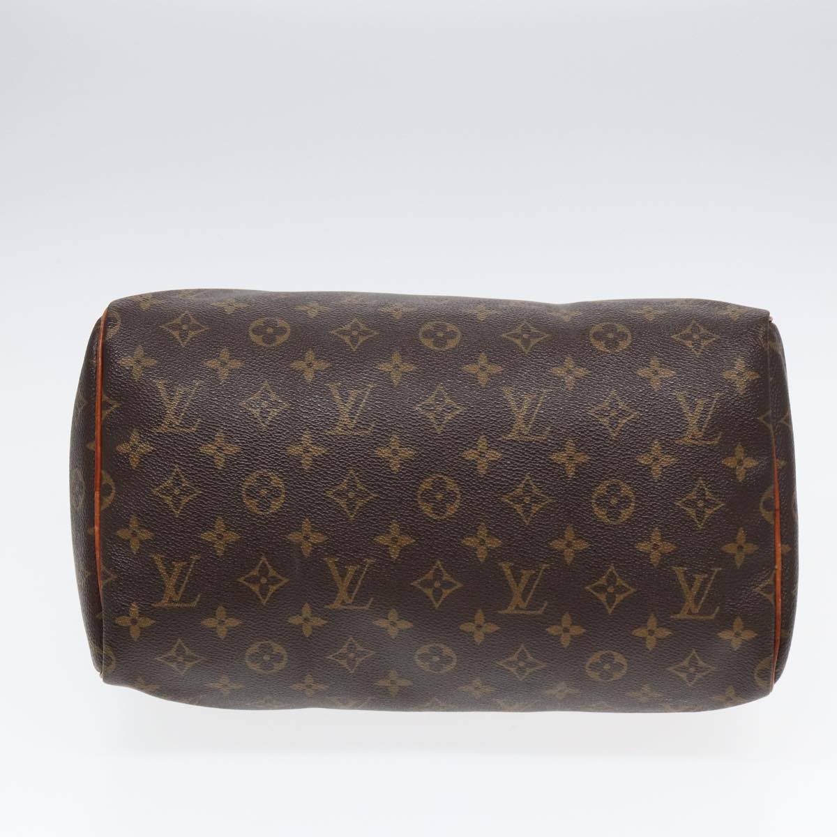 LOUIS VUITTON Monogram Speedy 30 Hand Bag M41526 LV Auth 84192