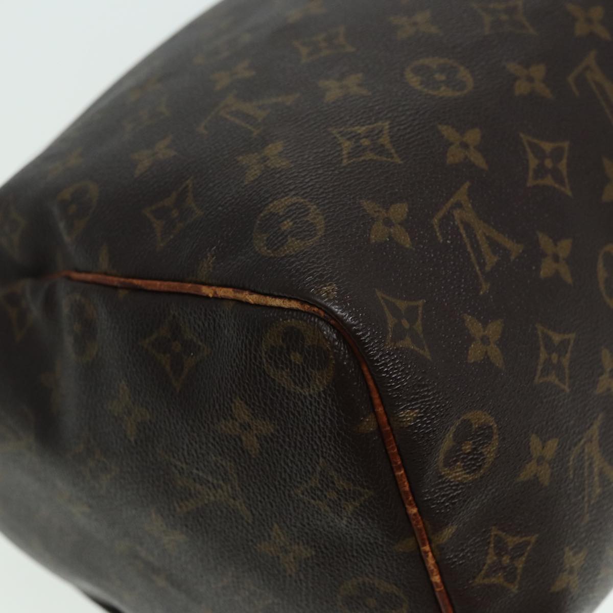 LOUIS VUITTON Monogram Speedy 35 Hand Bag M41524 LV Auth 84193