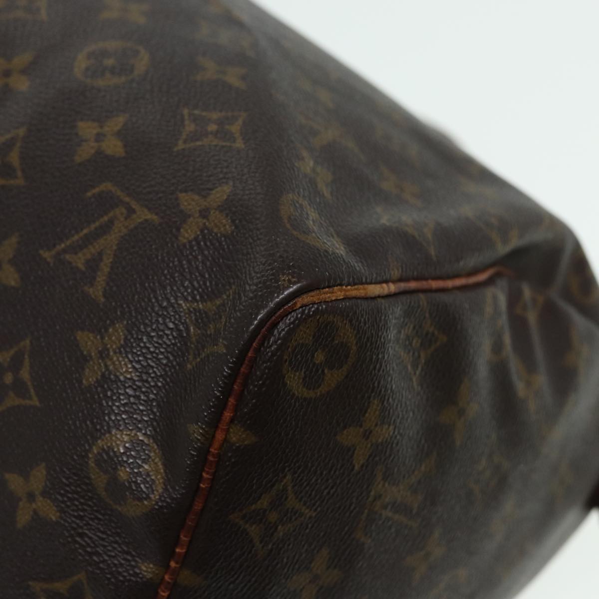 LOUIS VUITTON Monogram Speedy 35 Hand Bag M41524 LV Auth 84193