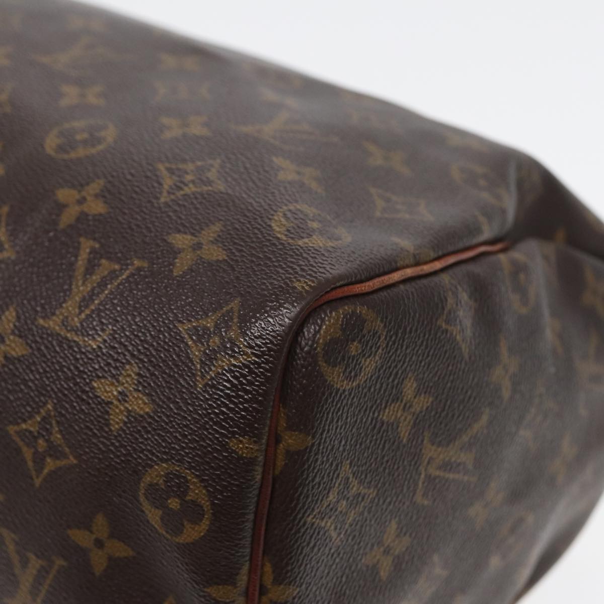 LOUIS VUITTON Monogram Speedy 35 Hand Bag M41524 LV Auth 84195