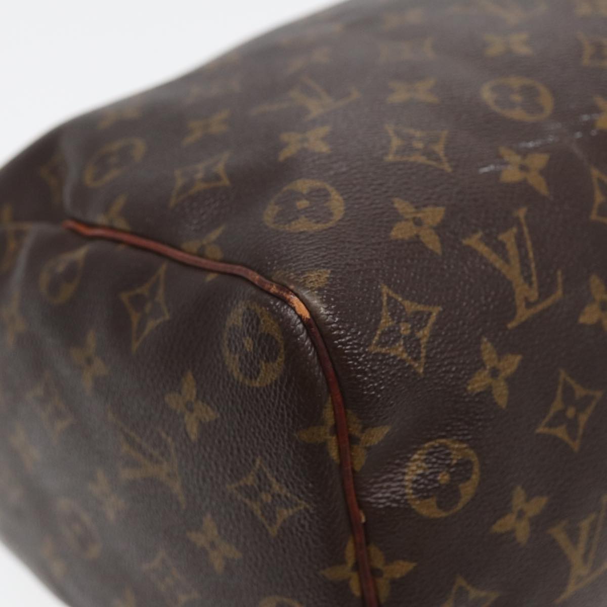 LOUIS VUITTON Monogram Speedy 35 Hand Bag M41524 LV Auth 84195