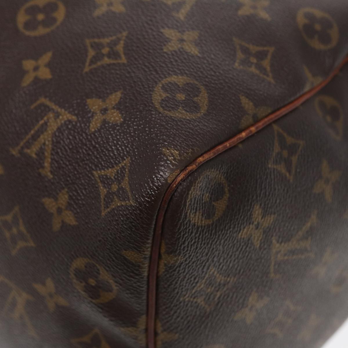 LOUIS VUITTON Monogram Speedy 35 Hand Bag M41524 LV Auth 84195