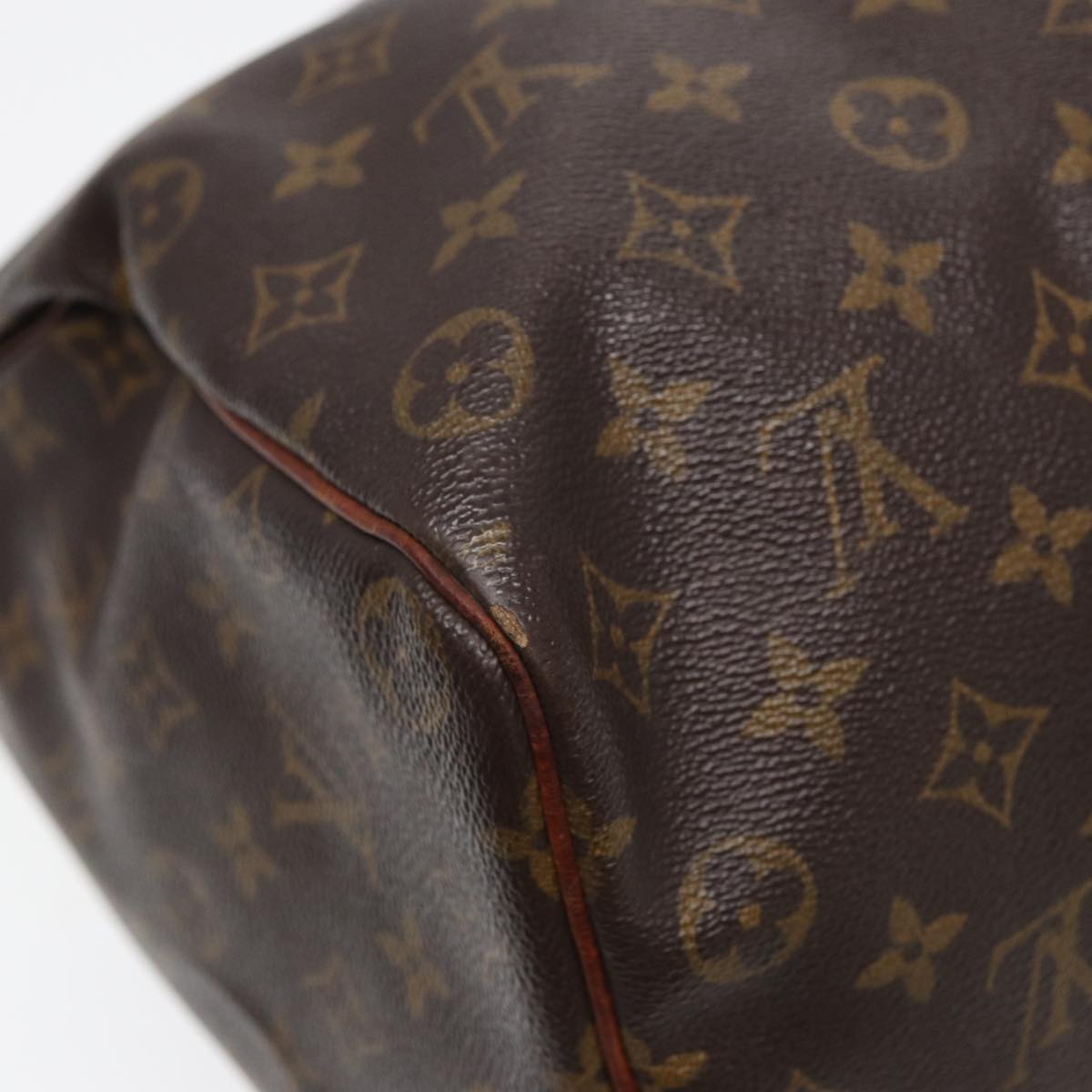 LOUIS VUITTON Monogram Speedy 35 Hand Bag M41524 LV Auth 84195