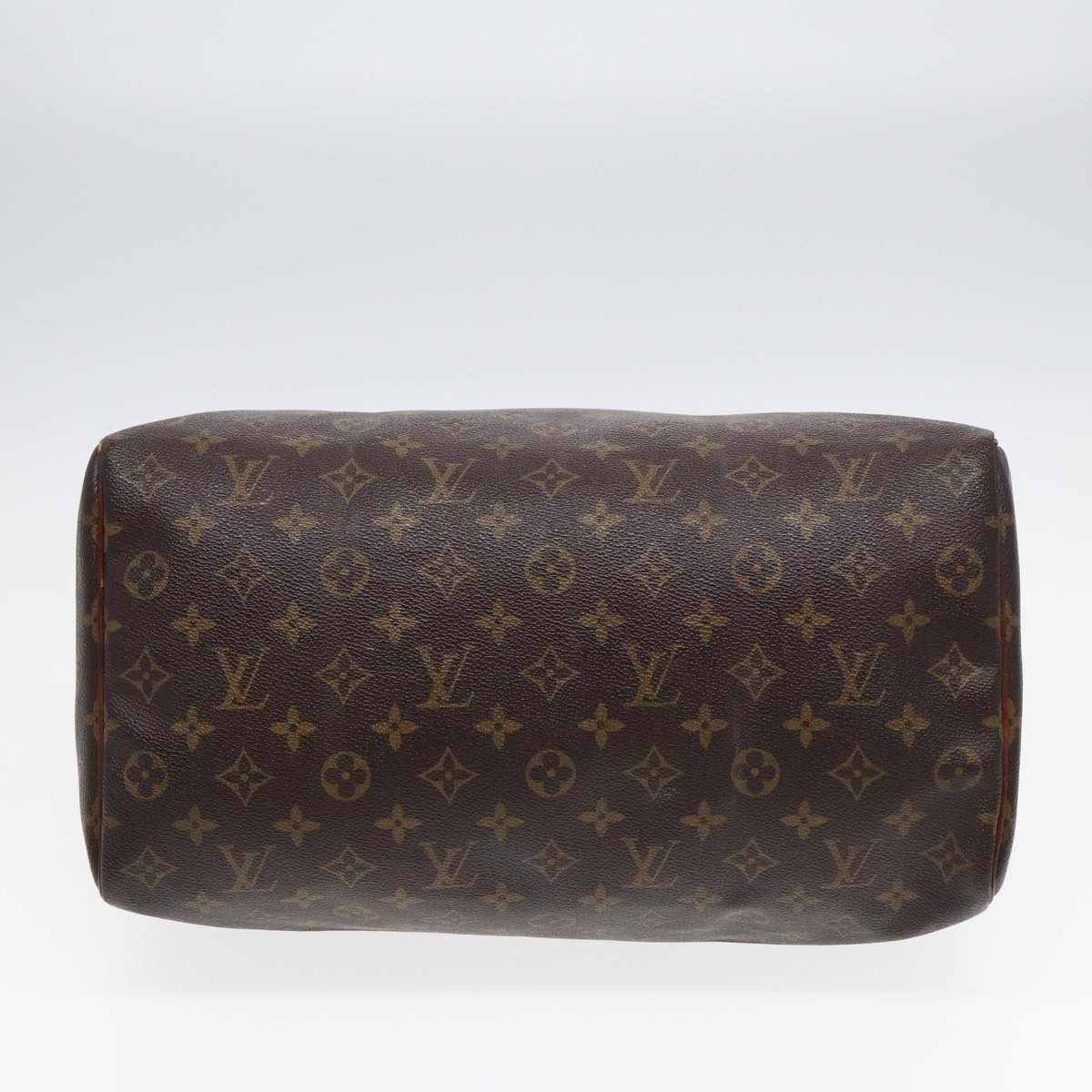 LOUIS VUITTON Monogram Speedy 35 Hand Bag M41524 LV Auth 84195