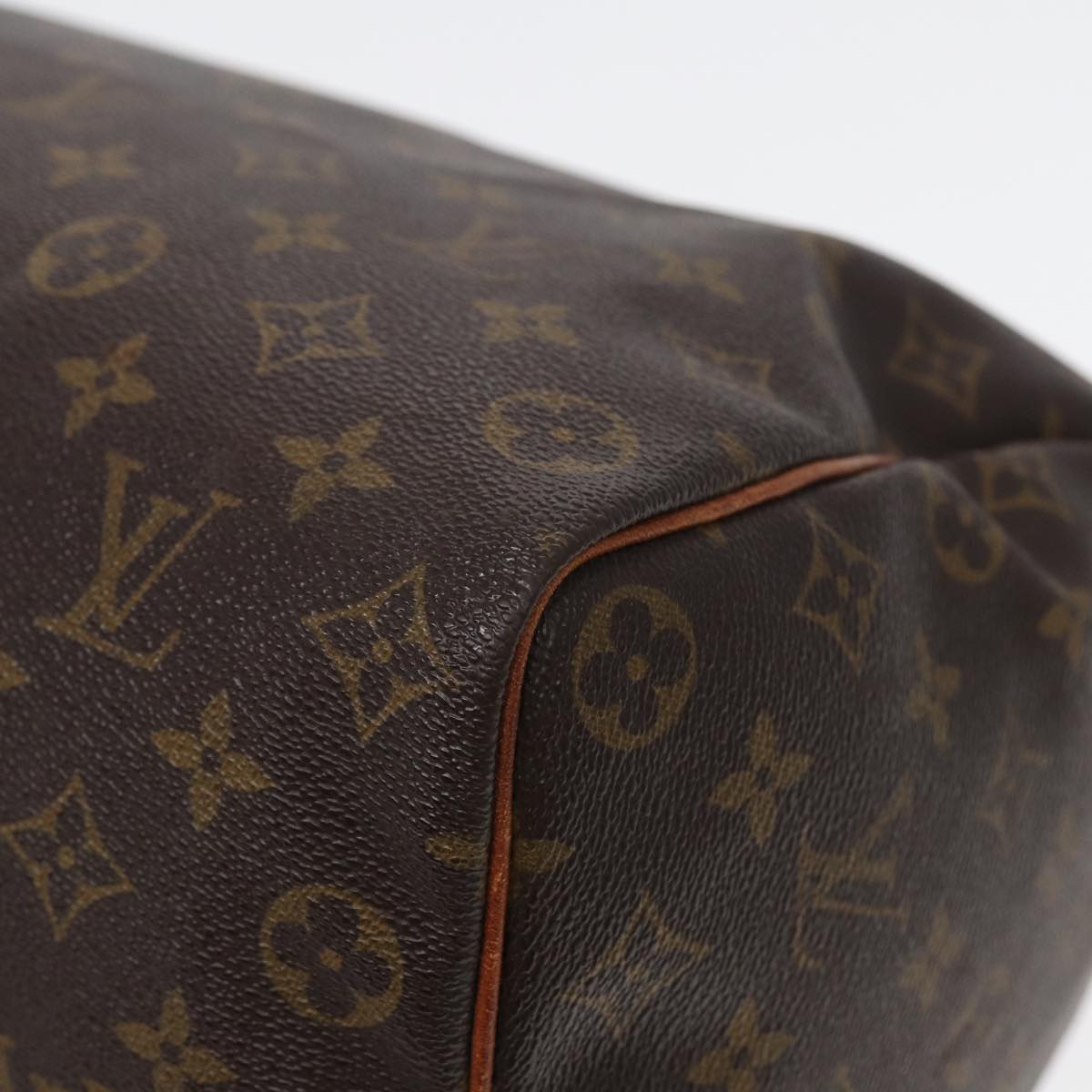 LOUIS VUITTON Monogram Speedy 35 Hand Bag M41524 LV Auth 84196