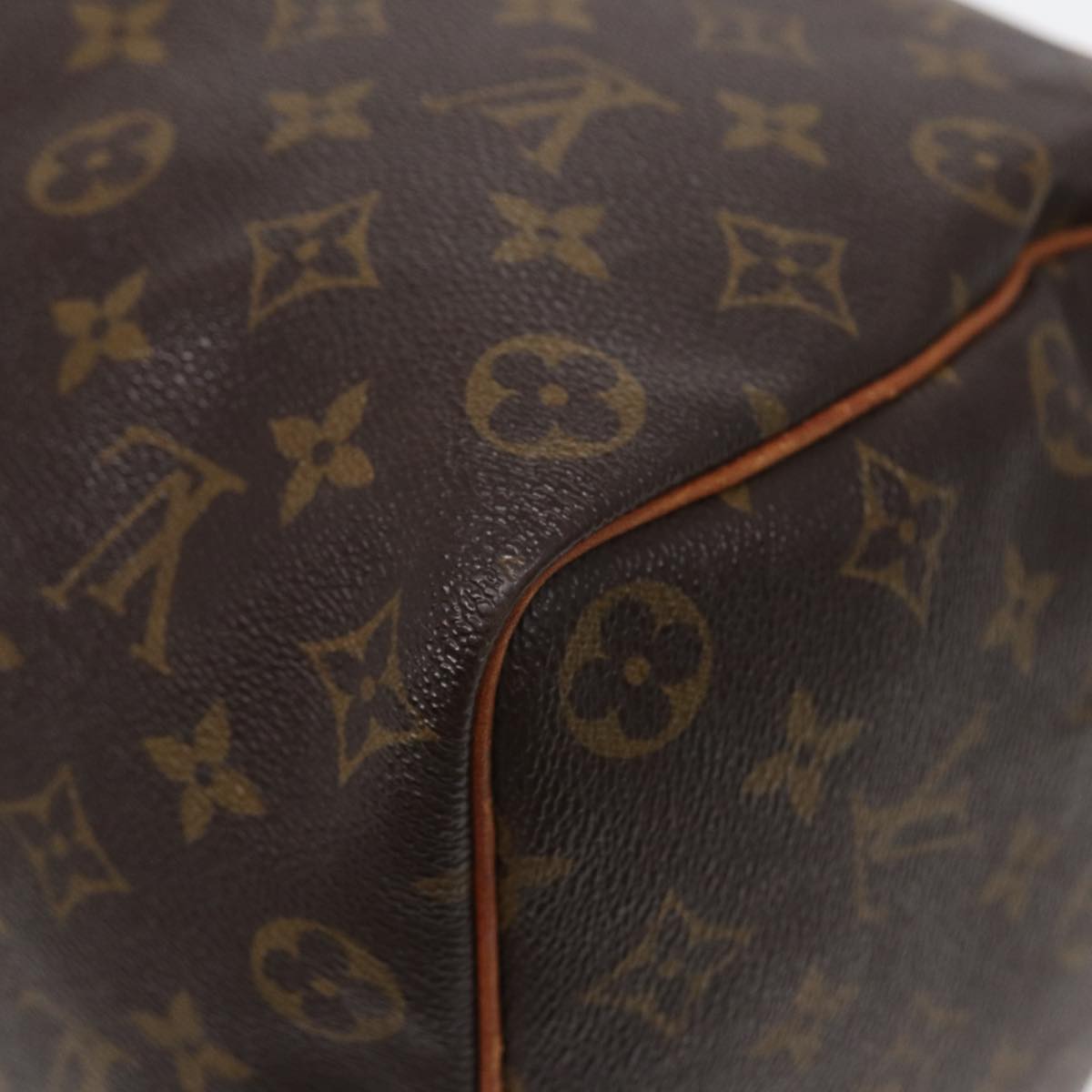 LOUIS VUITTON Monogram Speedy 35 Hand Bag M41524 LV Auth 84196