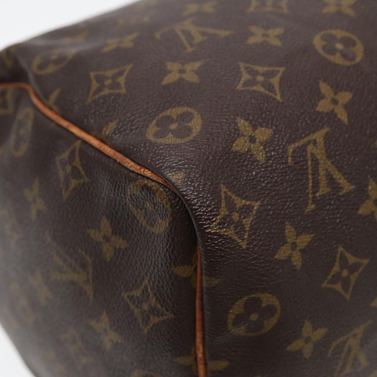 LOUIS VUITTON Monogram Speedy 35 Hand Bag M41524 LV Auth 84196