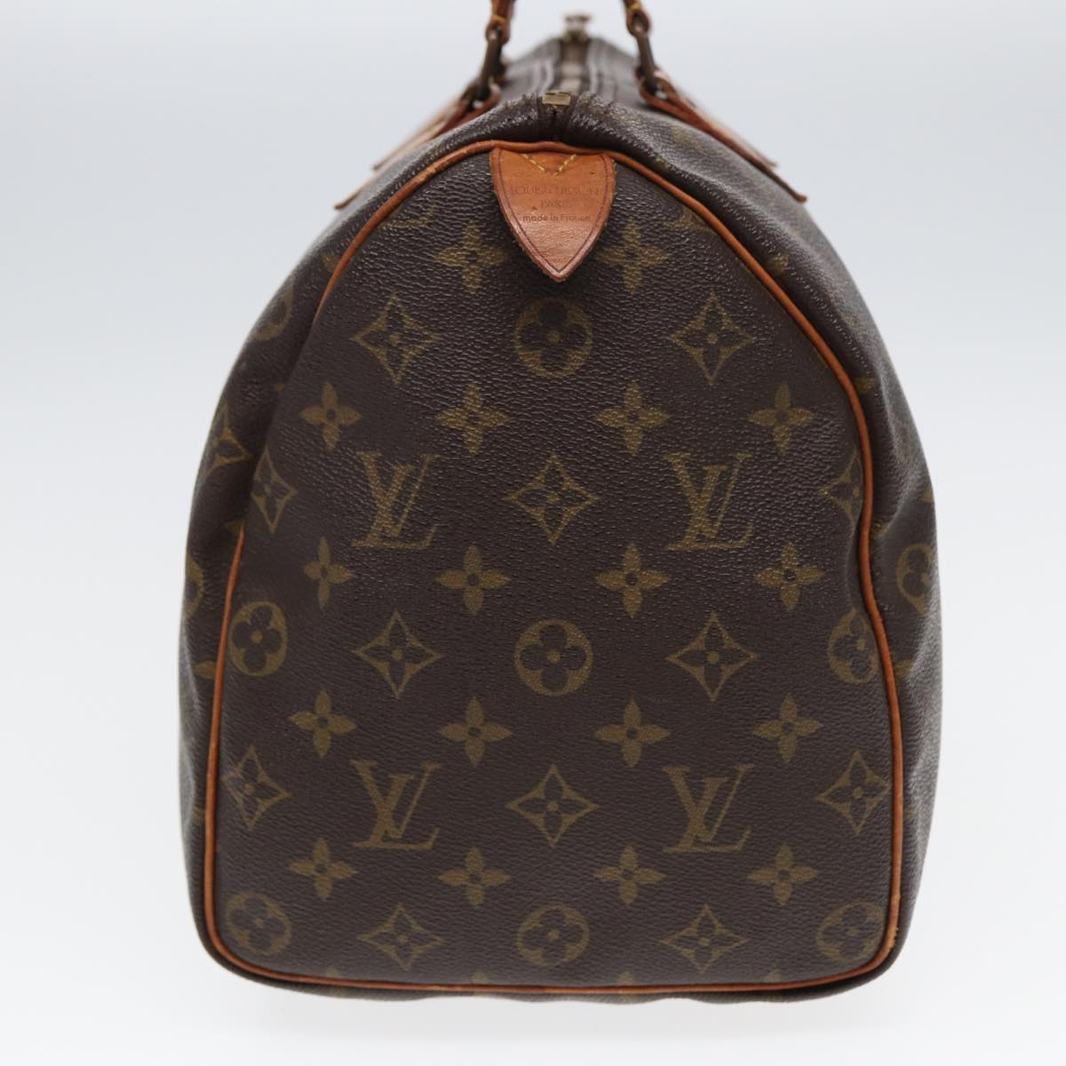 LOUIS VUITTON Monogram Speedy 35 Hand Bag M41524 LV Auth 84196