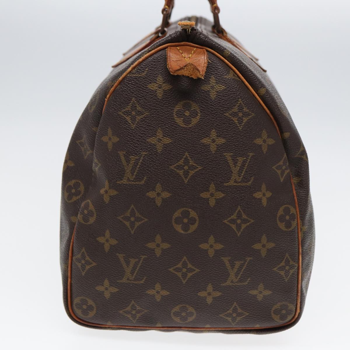 LOUIS VUITTON Monogram Speedy 35 Hand Bag M41524 LV Auth 84196