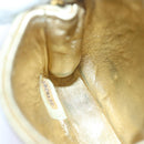 CHANEL Mini Matelasse Chain Shoulder Bag Lamb Skin Gold Tone CC Auth 84205A-21