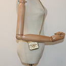 CHANEL Mini Matelasse Chain Shoulder Bag Lamb Skin Gold Tone CC Auth 84205V-23