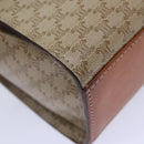 CELINE Macadam Canvas Shoulder Bag Beige Auth 84211-10