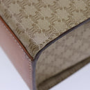 CELINE Macadam Canvas Shoulder Bag Beige Auth 84211-11