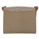 CELINE Macadam Canvas Umhängetasche Beige Auth 84211-2
