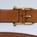 CELINE Macadam Canvas Shoulder Bag Beige Auth 84211-8