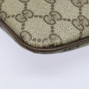GUCCI GG Supreme Web Sherry Line Shoulder Bag PVC Beige 904 02 047 Auth 84221-16