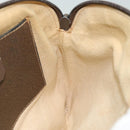 GUCCI GG Supreme Web Sherry Line Shoulder Bag PVC Beige 904 02 047 Auth 84221-19