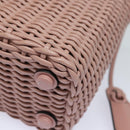 Salvatore Ferragamo Gancini Shoulder Bag Leather Pink Auth 84233AV-16