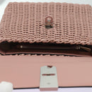 Salvatore Ferragamo Gancini Shoulder Bag Leather Pink Auth 84233AV-19