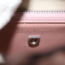 Salvatore Ferragamo Gancini Shoulder Bag Leather Pink Auth 84233AV-10
