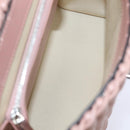 Salvatore Ferragamo Gancini Shoulder Bag Leather Pink Auth 84233AV-11