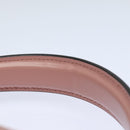 Salvatore Ferragamo Gancini Shoulder Bag Leather Pink Auth 84233AV-8