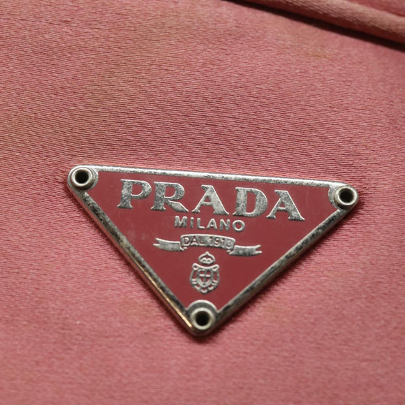 PRADA Beutel Nylon Pink Auth 84239