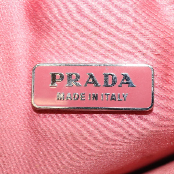 PRADA Pouch Nylon Pink Auth 84239