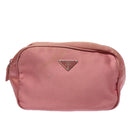 PRADA Pouch Nylon Pink Auth 84239-13