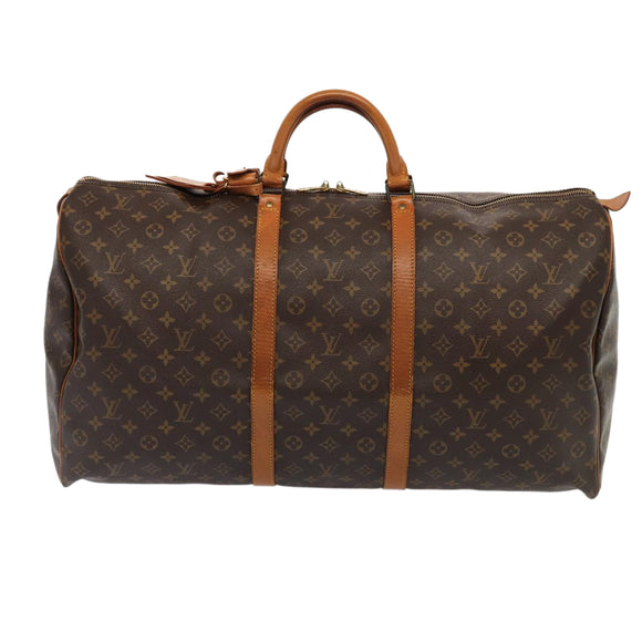 LOUIS VUITTON Monogram Keepall 60 Boston Tasche M41422 LV Auth 84255