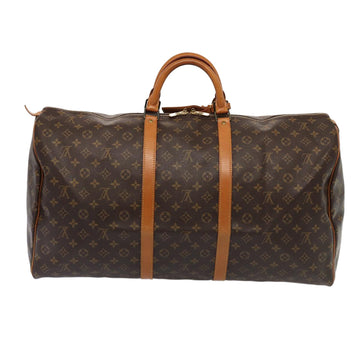 LOUIS VUITTON Monogram Keepall 60 Boston Bag M41422 LV Auth 84255 - 0