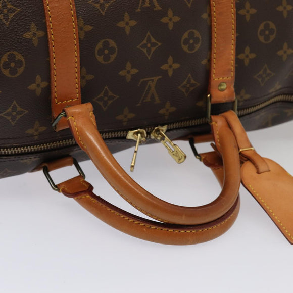 LOUIS VUITTON Monogram Keepall 60 Boston Tasche M41422 LV Auth 84255