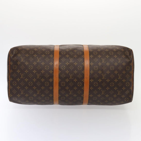 LOUIS VUITTON Monogram Keepall 60 Boston Tasche M41422 LV Auth 84255
