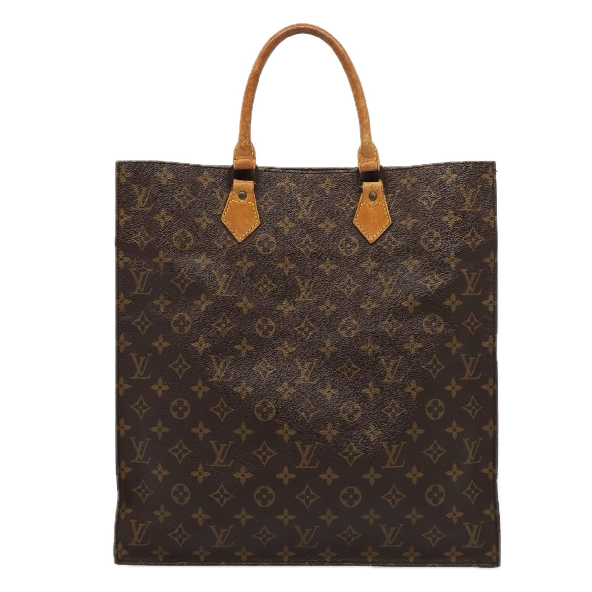 LOUIS VUITTON Monogram Sac Plat Hand Bag M51140 LV Auth 84256 - 0