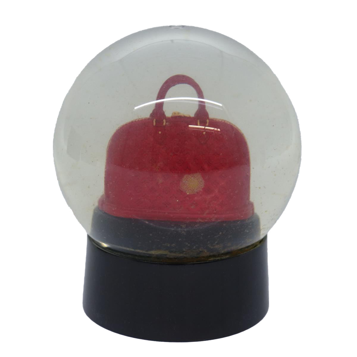 LOUIS VUITTON Snow Globe Alma VIP Limited Clear Red LV Auth 84258 - 0