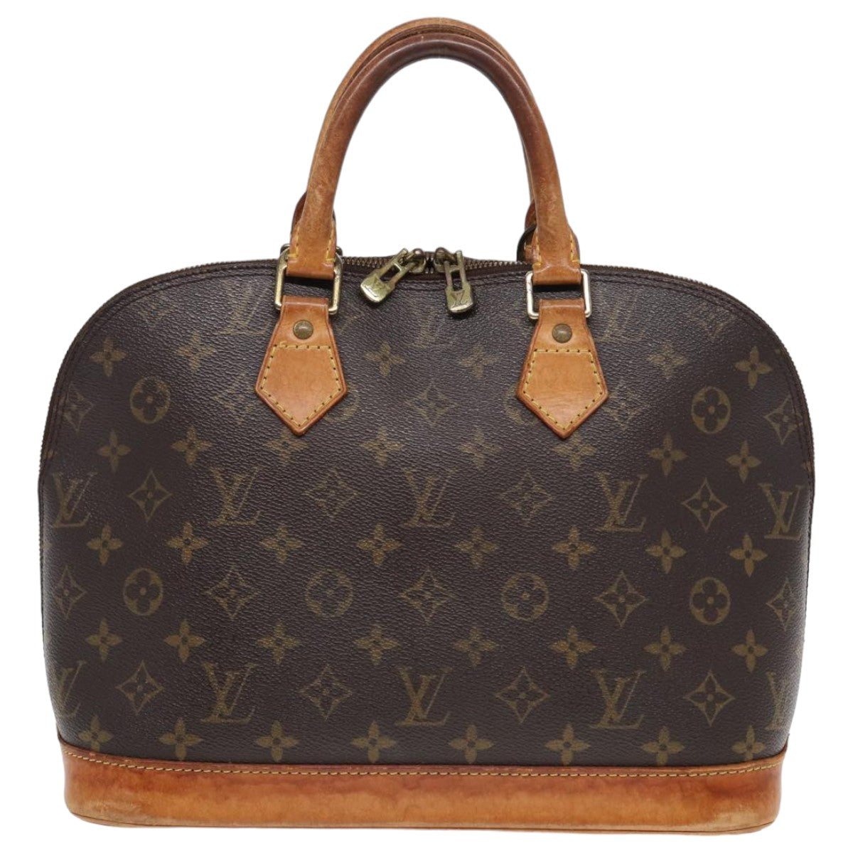 LOUIS VUITTON Monogram Alma Hand Bag M51130 LV Auth 84268