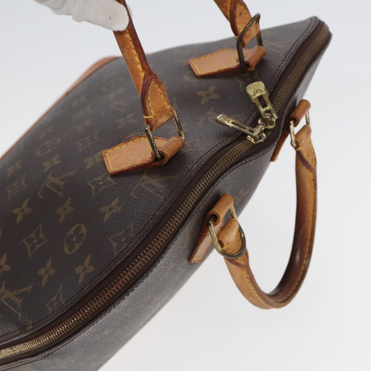 LOUIS VUITTON Monogram Alma Hand Bag M51130 LV Auth 84268