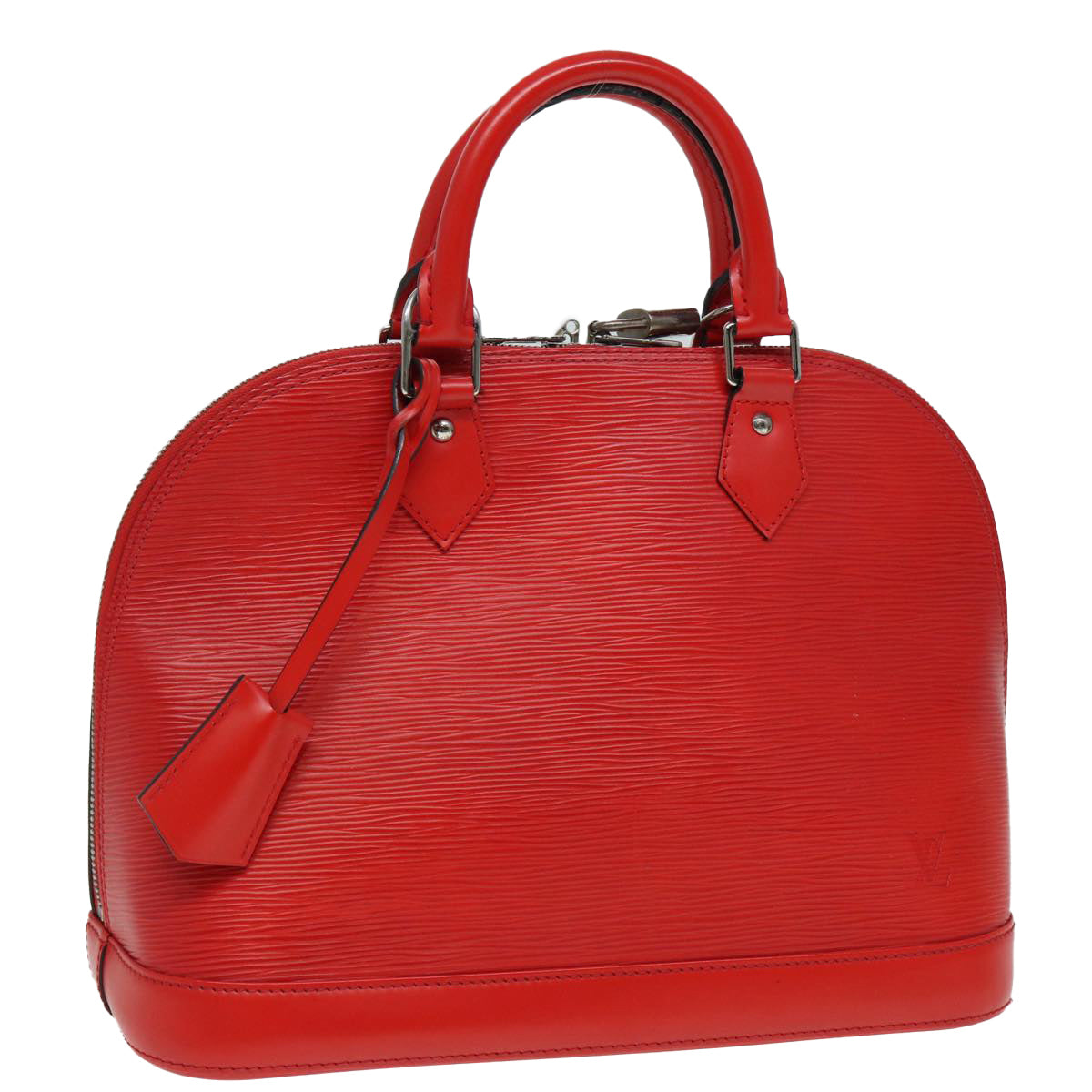 LOUIS VUITTON Epi Alma PM Hand Bag Red Car Mine M4058E LV Auth 84270