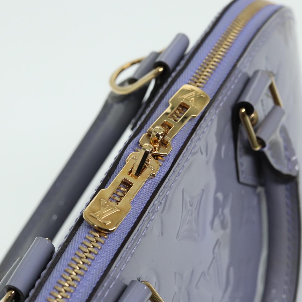 LOUIS VUITTON Monogram Vernis Alma PM Hand Bag Lavande LV Auth 84271