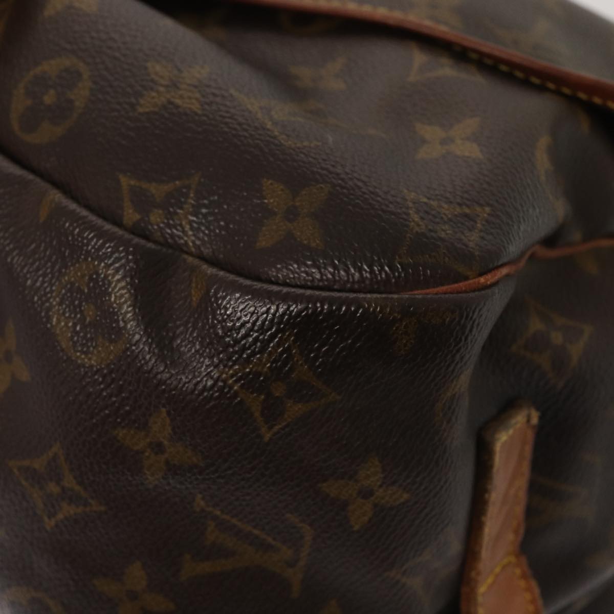 LOUIS VUITTON Monogram Saumur 35 Shoulder Bag M42254 LV Auth 84275