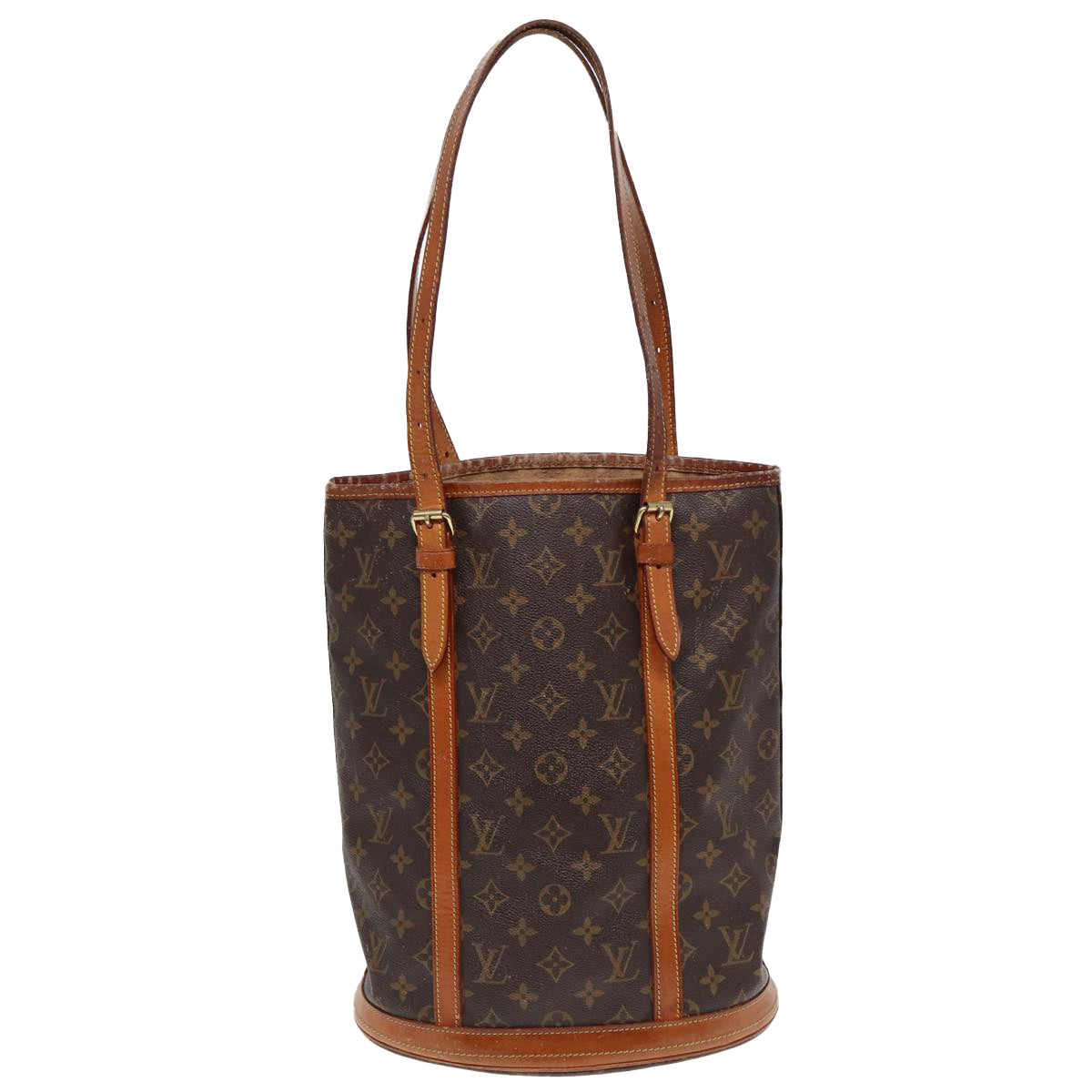 LOUIS VUITTON Monogram Bucket GM Shoulder Bag M42236 LV Auth 84283