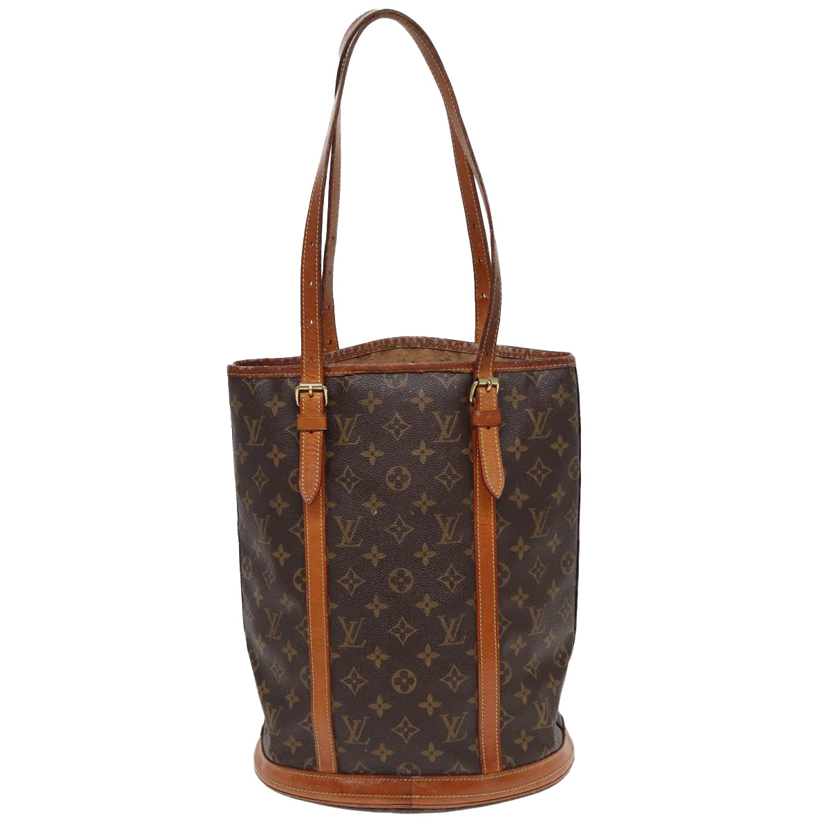 LOUIS VUITTON Monogram Bucket GM Shoulder Bag M42236 LV Auth 84283