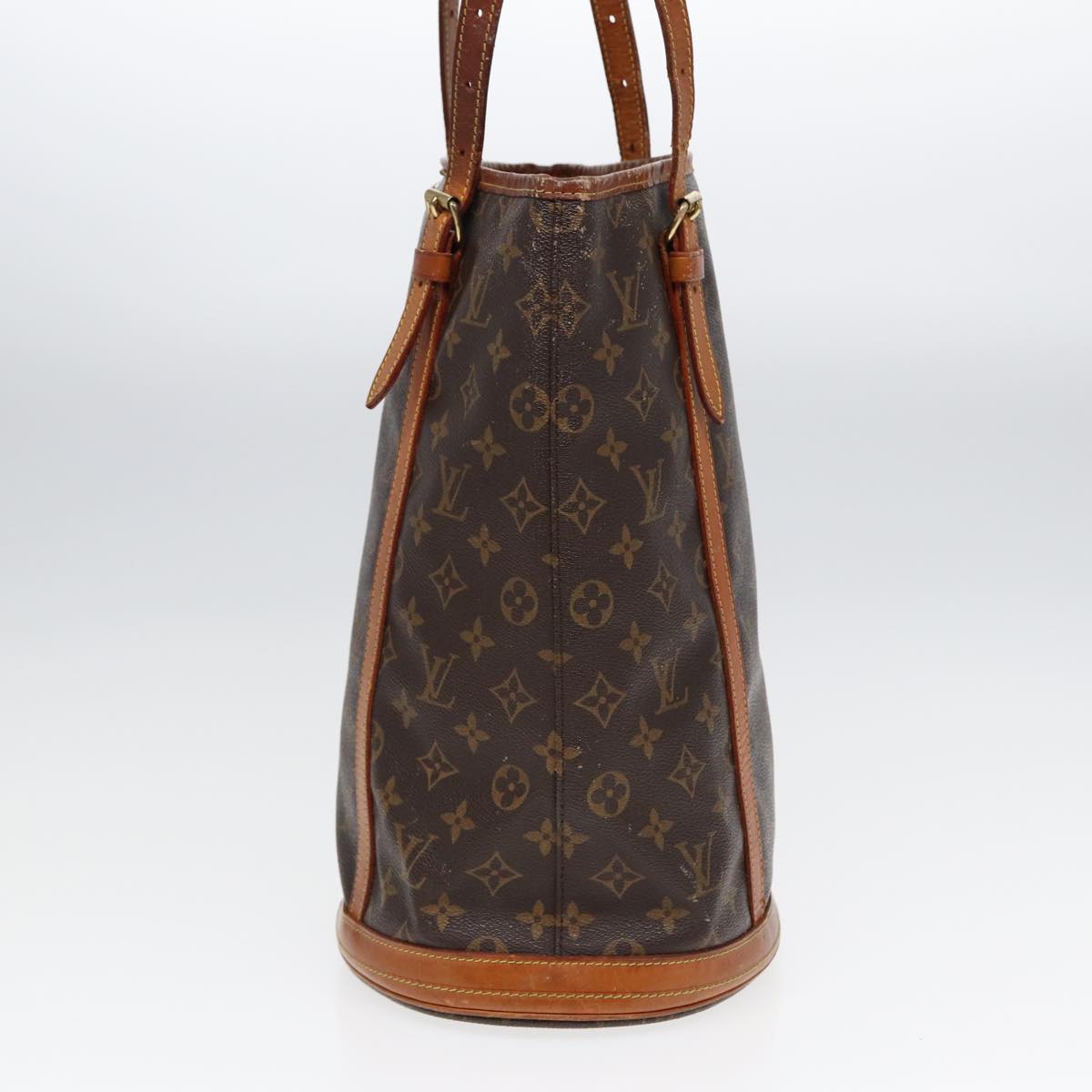 LOUIS VUITTON Monogram Bucket GM Shoulder Bag M42236 LV Auth 84283